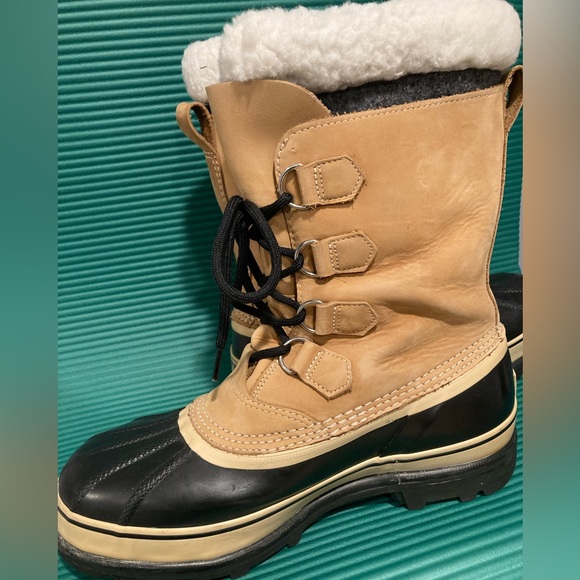 Sorel Tan Caribou Waterproof Winter Boots 11 - Picture 7 of 16